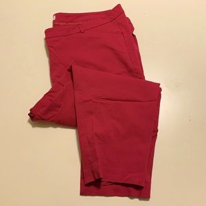 Molly & Isadora 24W Bright Pink Ankle Pants